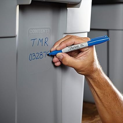 sharpie marcador punta fina rotulador plumon indeleble utiles oficina escolar