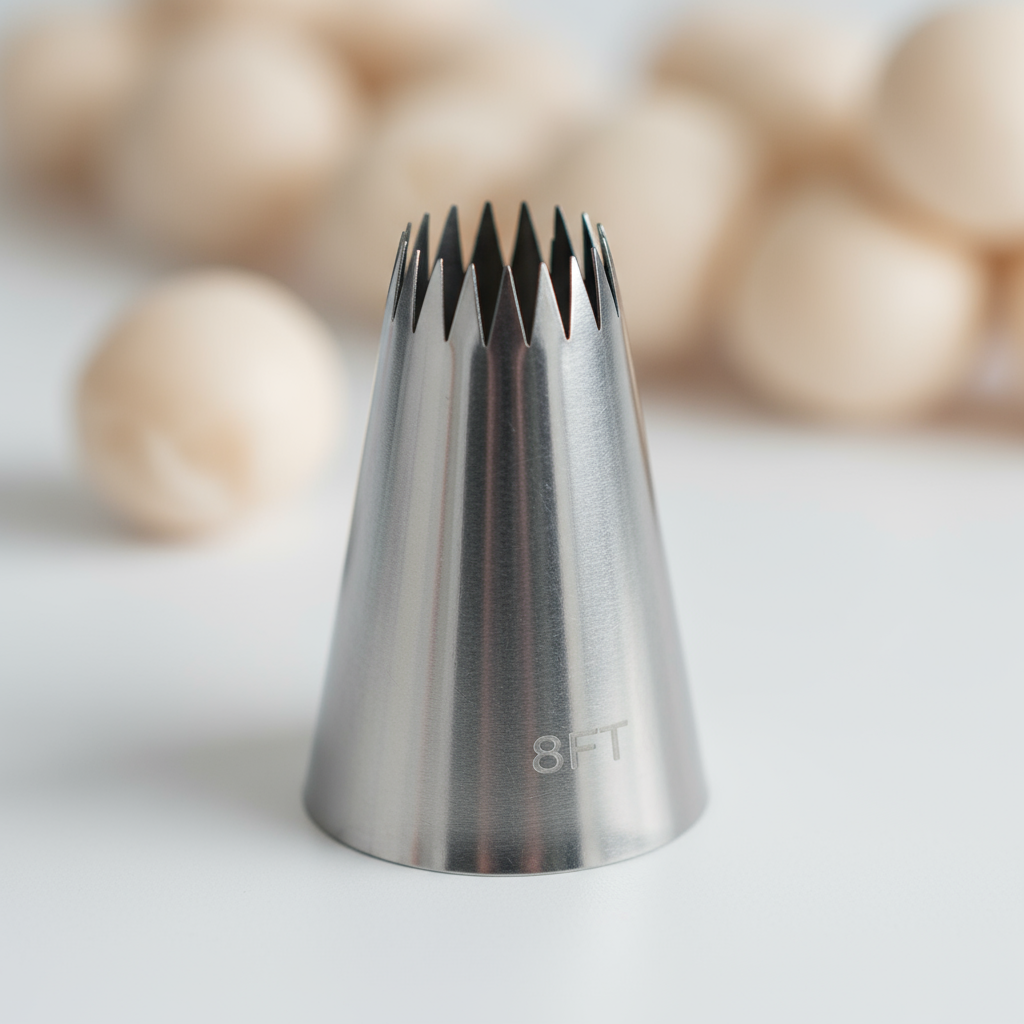 BOQUILLA REPOSTERA PASTELERA 8FT DECORACION PASTELERIA ACERO INOXIDABLE BOQUILLA REPOSTERIA PASTELERIA cupcakes 