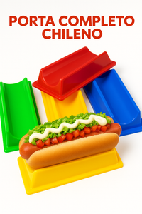porta completo completero base de hot dog base para completos plasticos reusable ideal para reuniones familiares y restaurantes