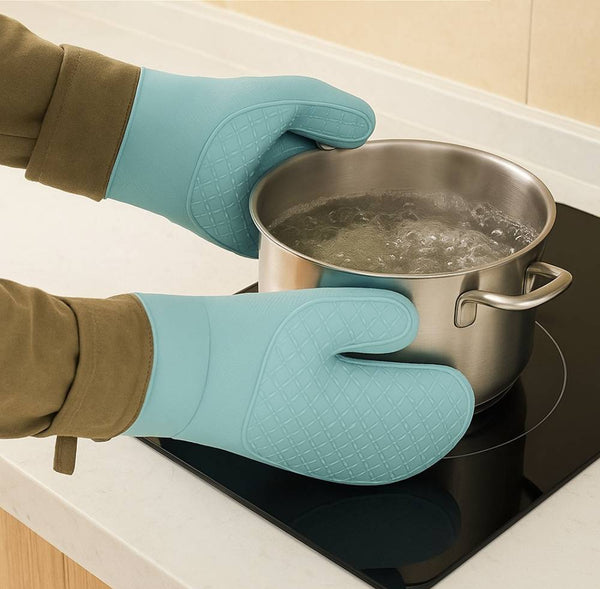 X2 Guante Agarradero Para Cocinar Hornear Resistente Calor