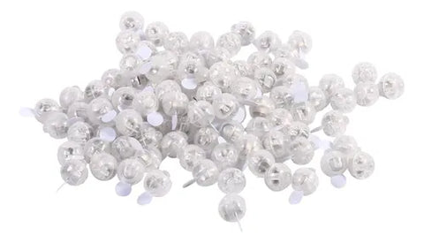 Pack 10 mini luces led blancas fijas manualidades