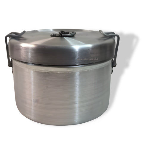 MARMITA VIANDA QUESILLERA ALUMINIO COMIDA POSTRE LECHE ASADA QUESILLO