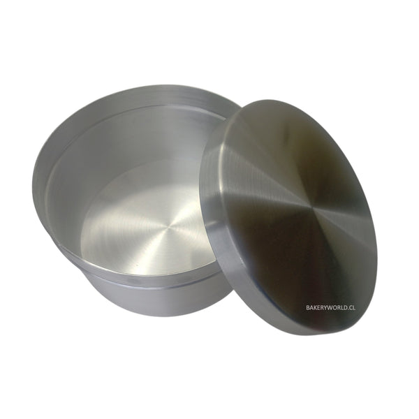 QUESILLERA MOLDE DE ALUMINIO CON TAPA DE GRAN CALIDAD 