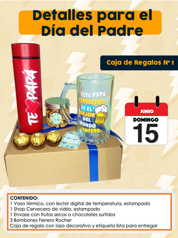 CAJA DE REGALO DIA DEL PADRE No.1