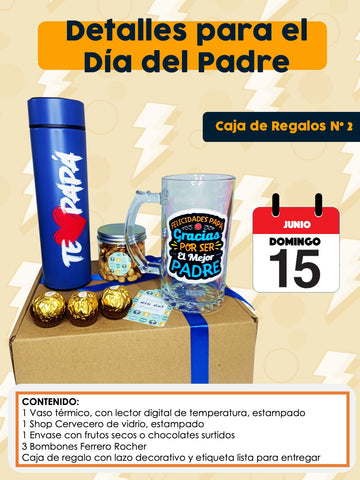 CAJA DE REGALO DIA DEL PADRE No.2