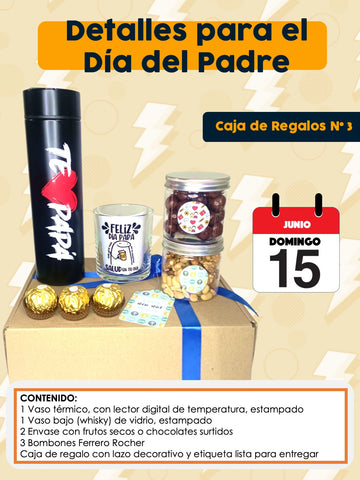 CAJA DE REGALO DIA DEL PADRE No.3