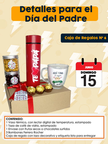 CAJA DE REGALO DIA DEL PADRE No.6