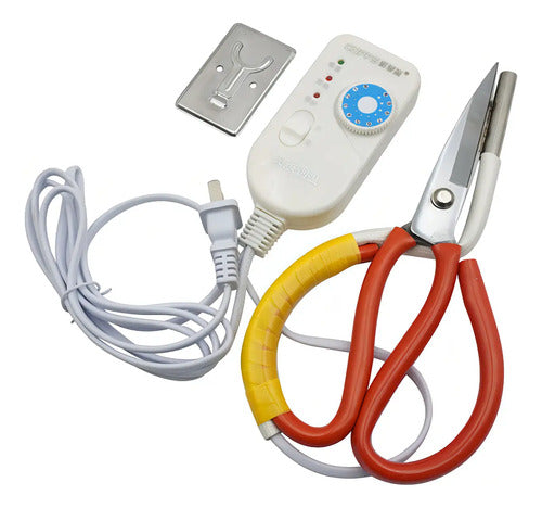 Tijera eléctrica con calefacción / térmica para sellado de cintas y telas - Bakery World