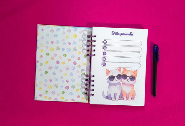 Agenda de Gatitos tamaño A5
