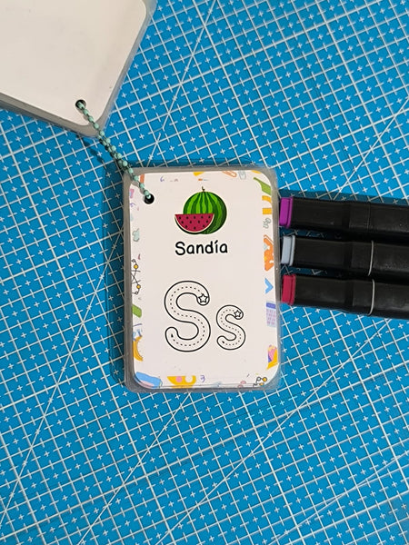 Tarjetas de abecedario didácticas