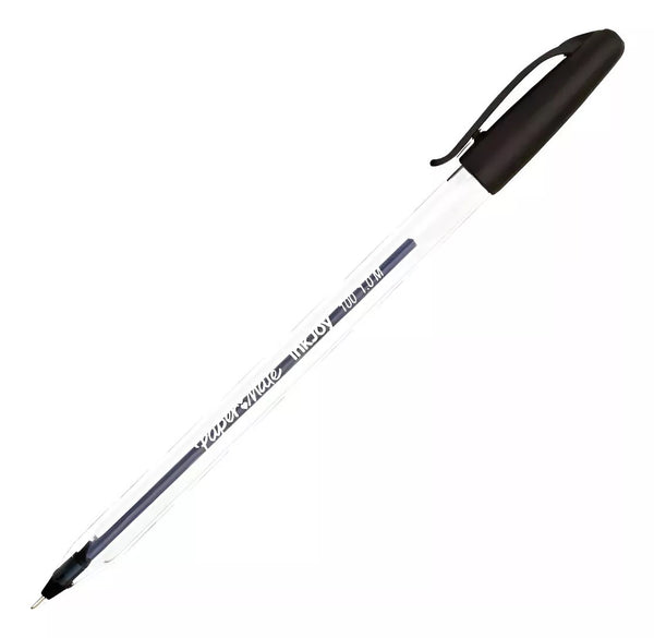 lapiz pasta negro kilometrico calidad 50 unidades caja boloigrafo paper mate
