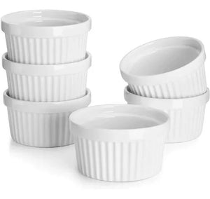 ramekin  porcelana  pocillo  cerámica  souffle