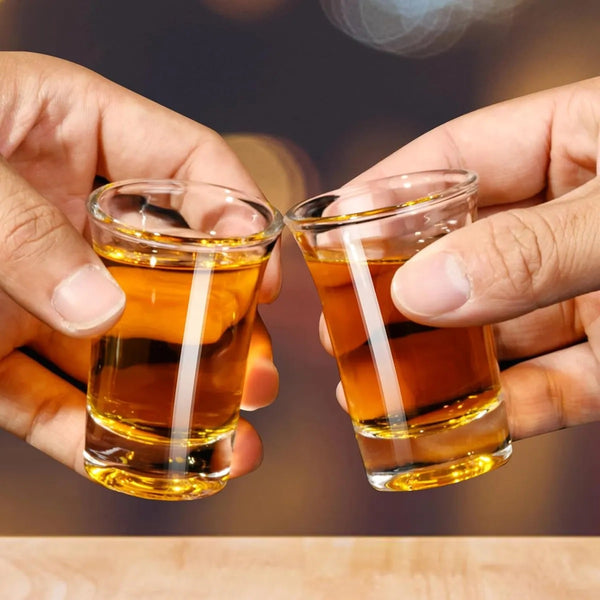 Pack 6 Vasos Shot Dose 38 Ml Vidrio Premium