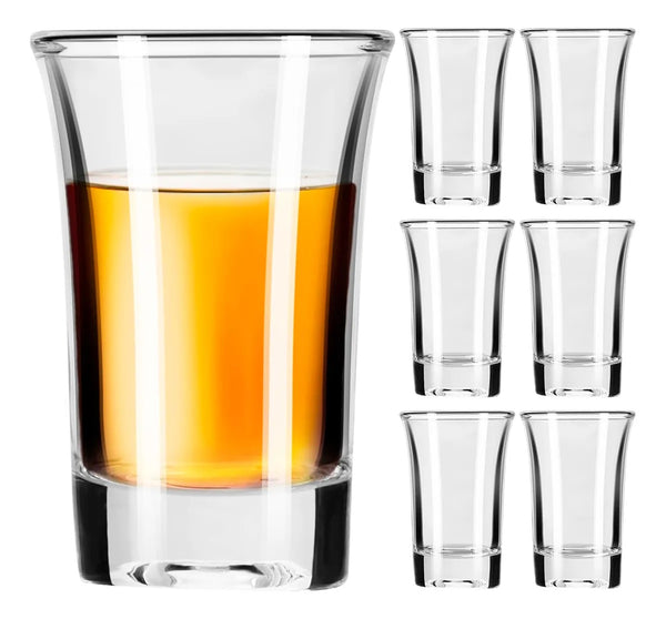 Pack 6 Vasos Shot Dose 38 Ml Vidrio Premium