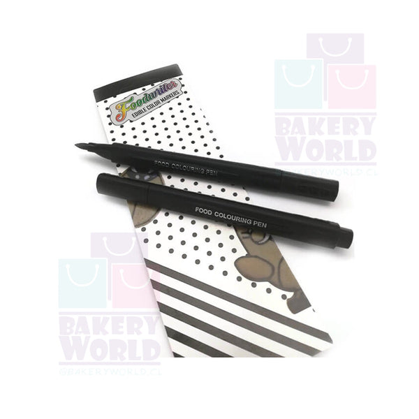 LAPIZ NEGRO PLUMON TINTA COMESTIBLE MARCADOR RESPOSTERIA PASTELERIA COCINA ACCESORIO DE REPOSTERIA