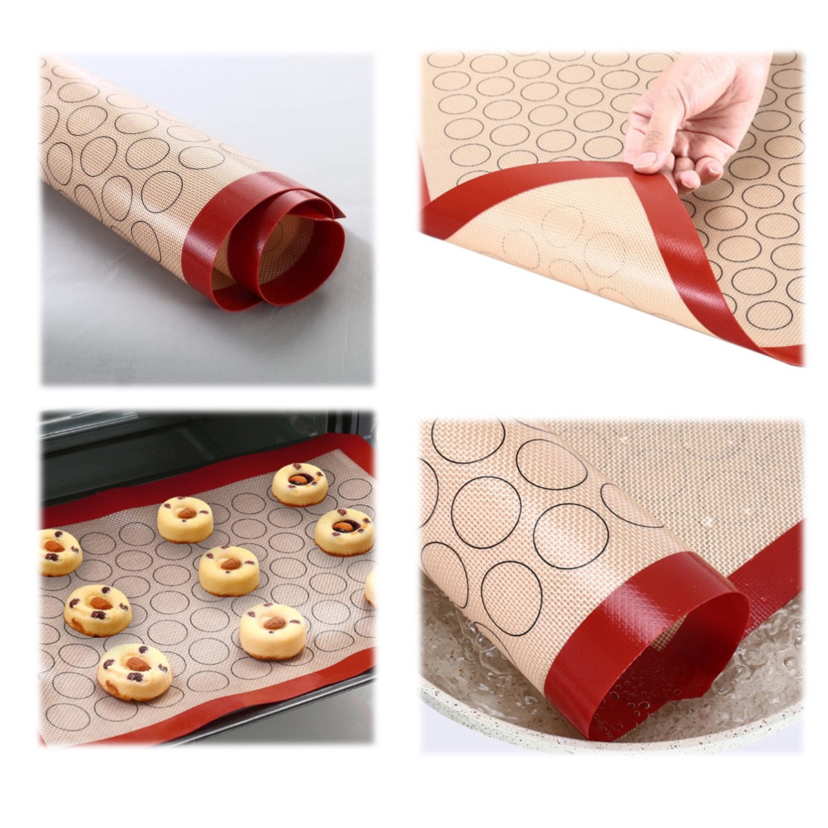 Moldes De Silicona Molde De Macarrones, Hoja De Molde De Silicona