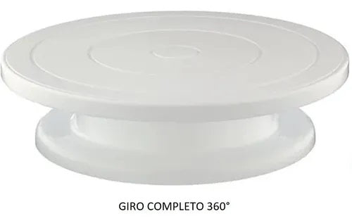 Base Giratoria 360 Para Torta Repostería 28 Cm De Diámetro