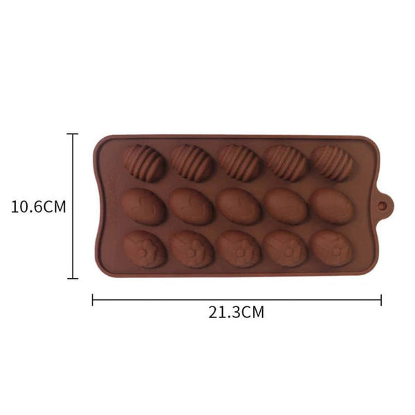 Molde De Silicona Para Chocolate Huevos de Pascua